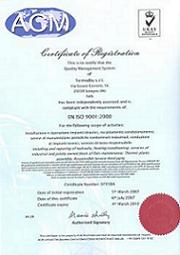 Certificato ISO 2008